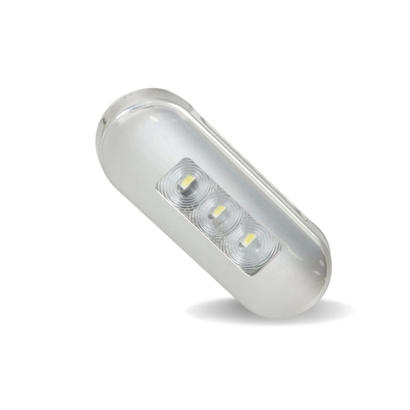 LED Autolamps 86WMB 12-24V LED Front Marker Light Stainless Steel Bezel