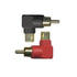 Stinger SGI22 Right Angle RCA Adapters (Pair)