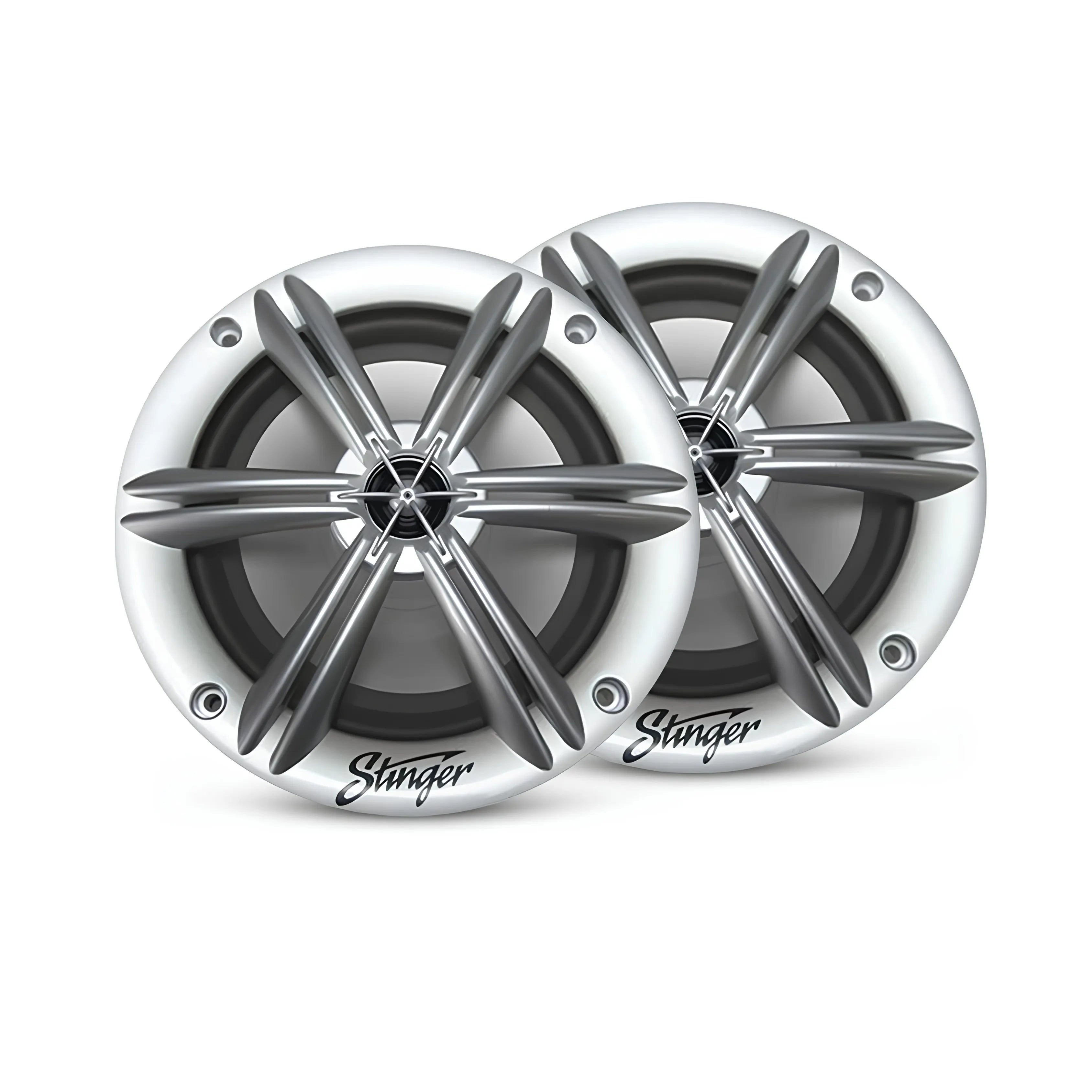 Stinger SEA65RGBS PowerSports Silver 6.5″ RGB Speakers