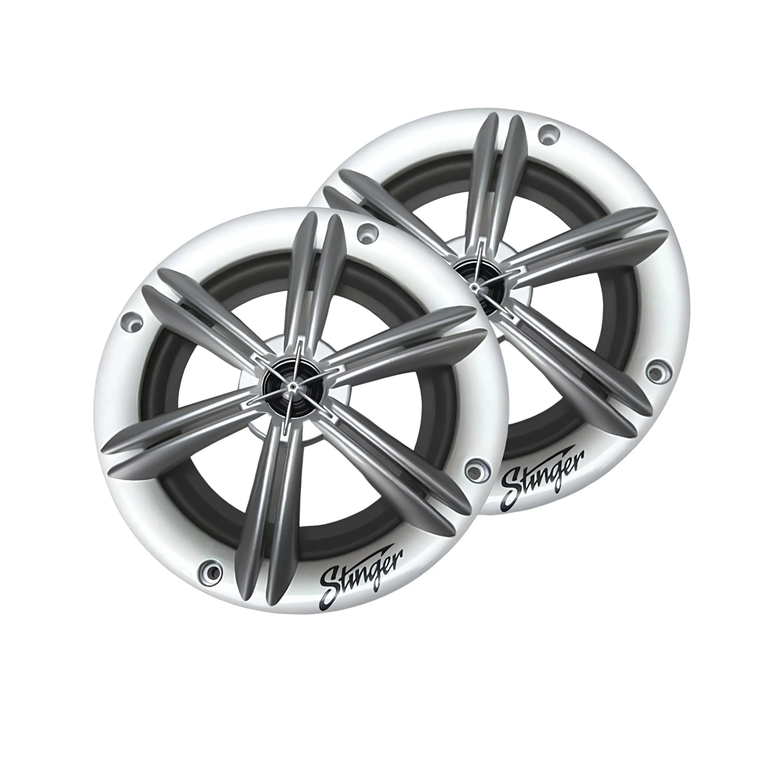 Stinger SEA65RGBS PowerSports Silver 6.5″ RGB Speakers