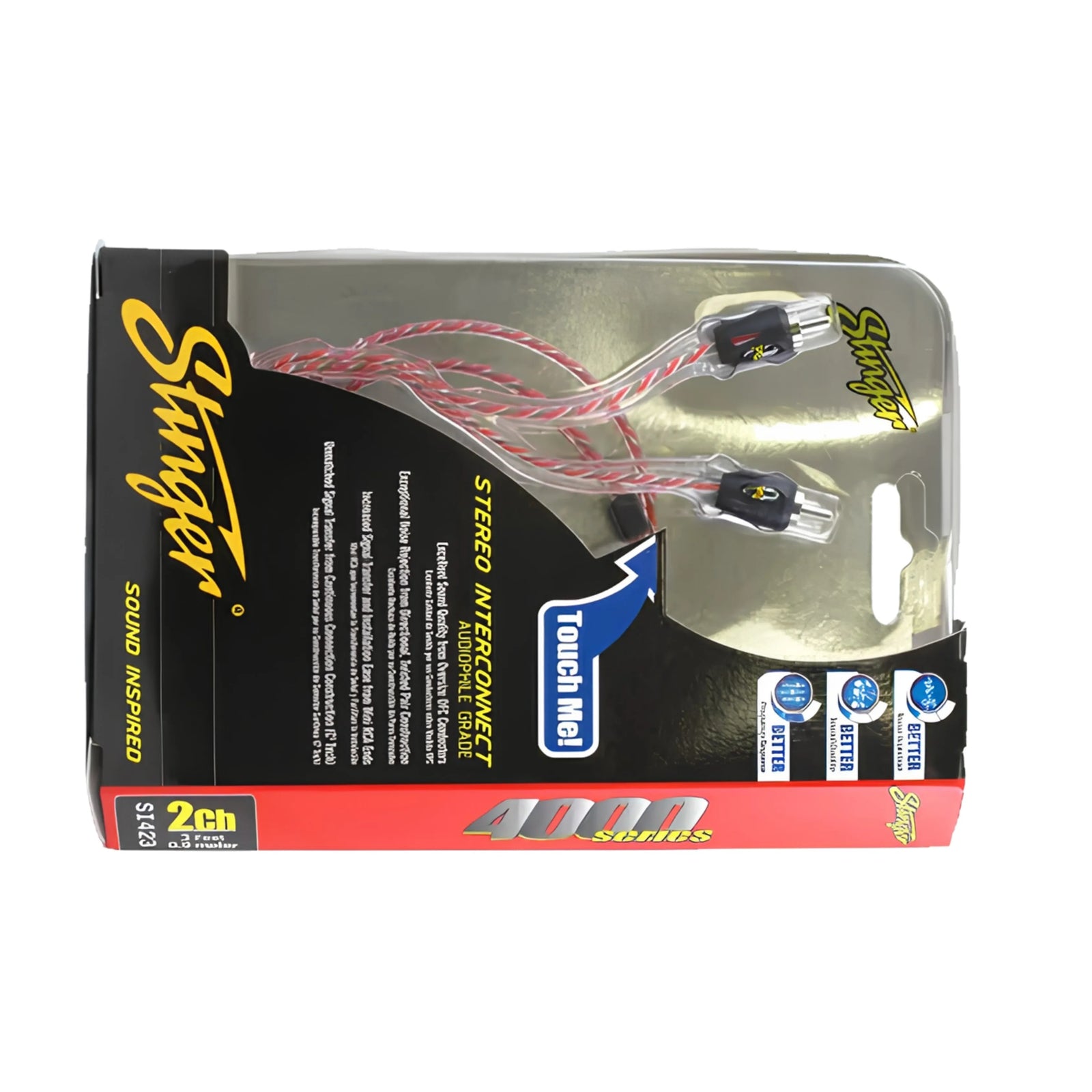 Stinger SI423 .90m 4000 Series 2 Channel RCA Interconnects