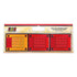 LED Autolamps 460ARRM 12/24V Stop/Tail/Indicator 460x130x33m Blister Pack