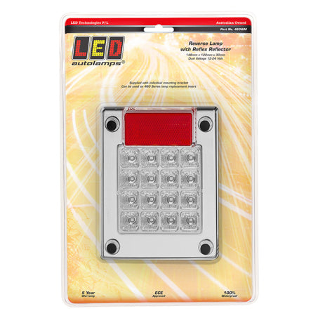 LED Autolamps 460WM Reverse Lamp 148Mm X 122Mm X 30Mm Multi