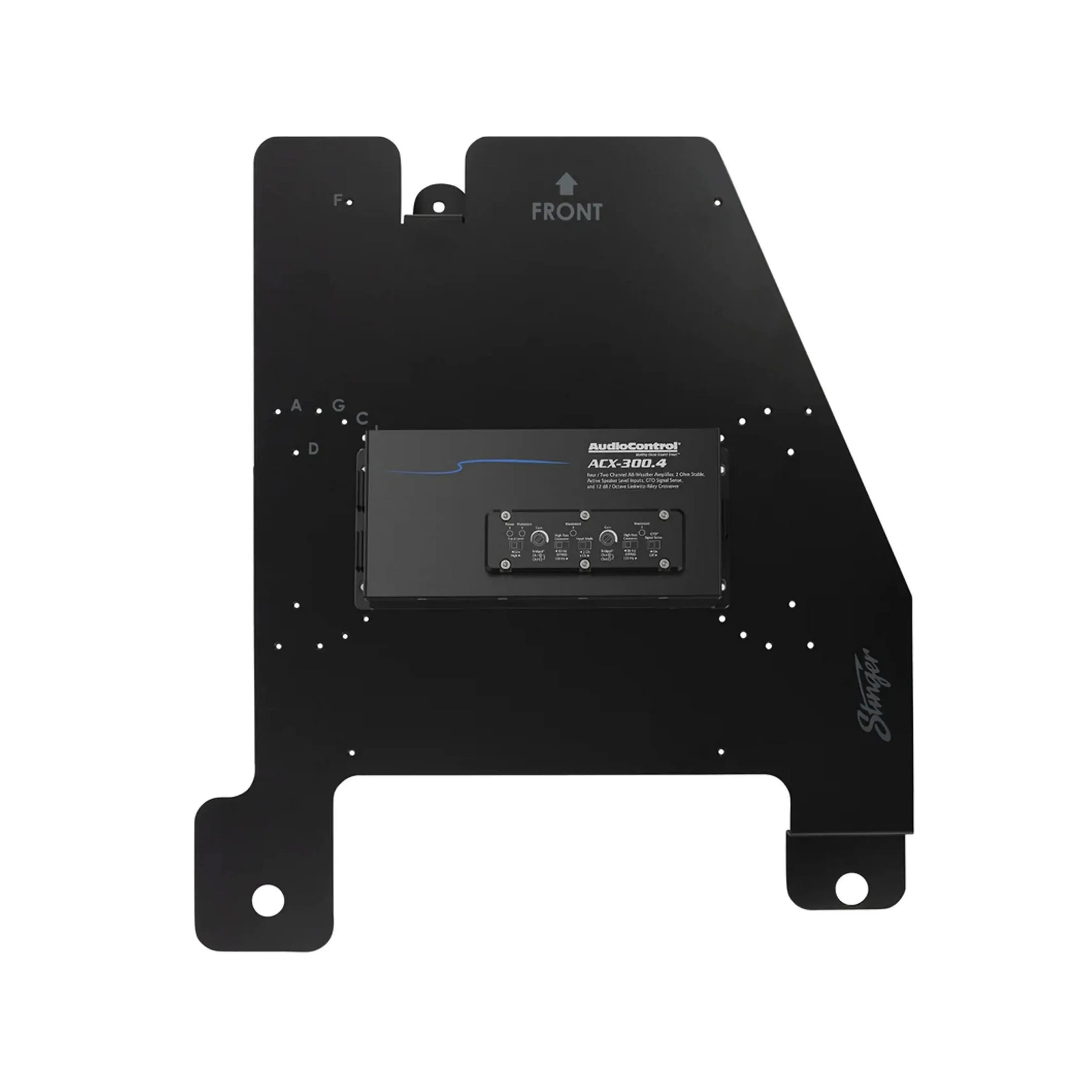 Stinger JKUAMPBRKTD LHS Amplifier Bracket Suits Jeep Wrangler JKU