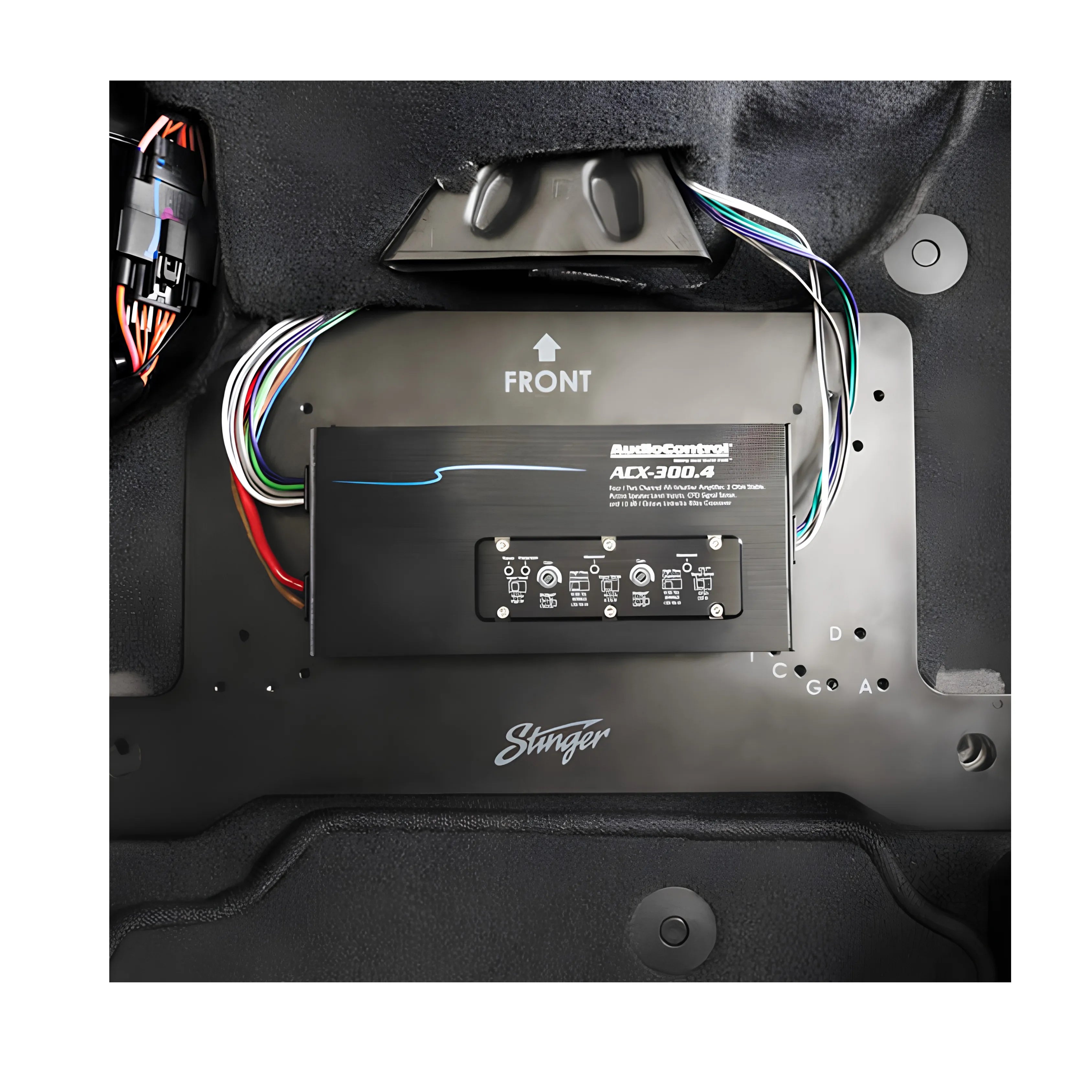 Stinger JLUAMPBRKTD LHS Amplifier Bracket Suits Jeep Wrangler JLU