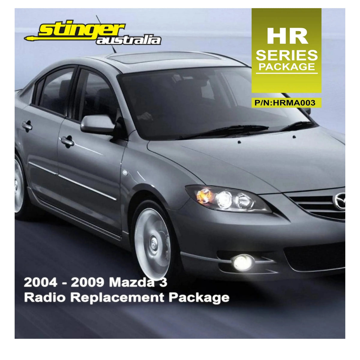 Stinger HRMA003 Radio Replacement Kit Suitable For 04-09 Mazda 3