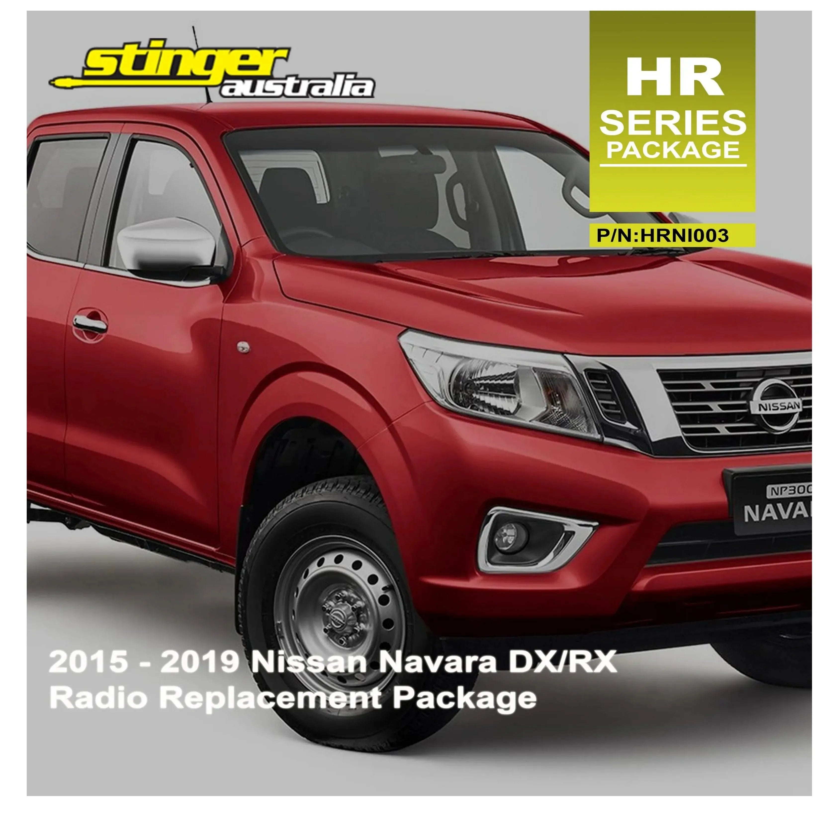 Stinger HRNI003 Nissan Navara DX/RX 15-19 Radio Replacement Package