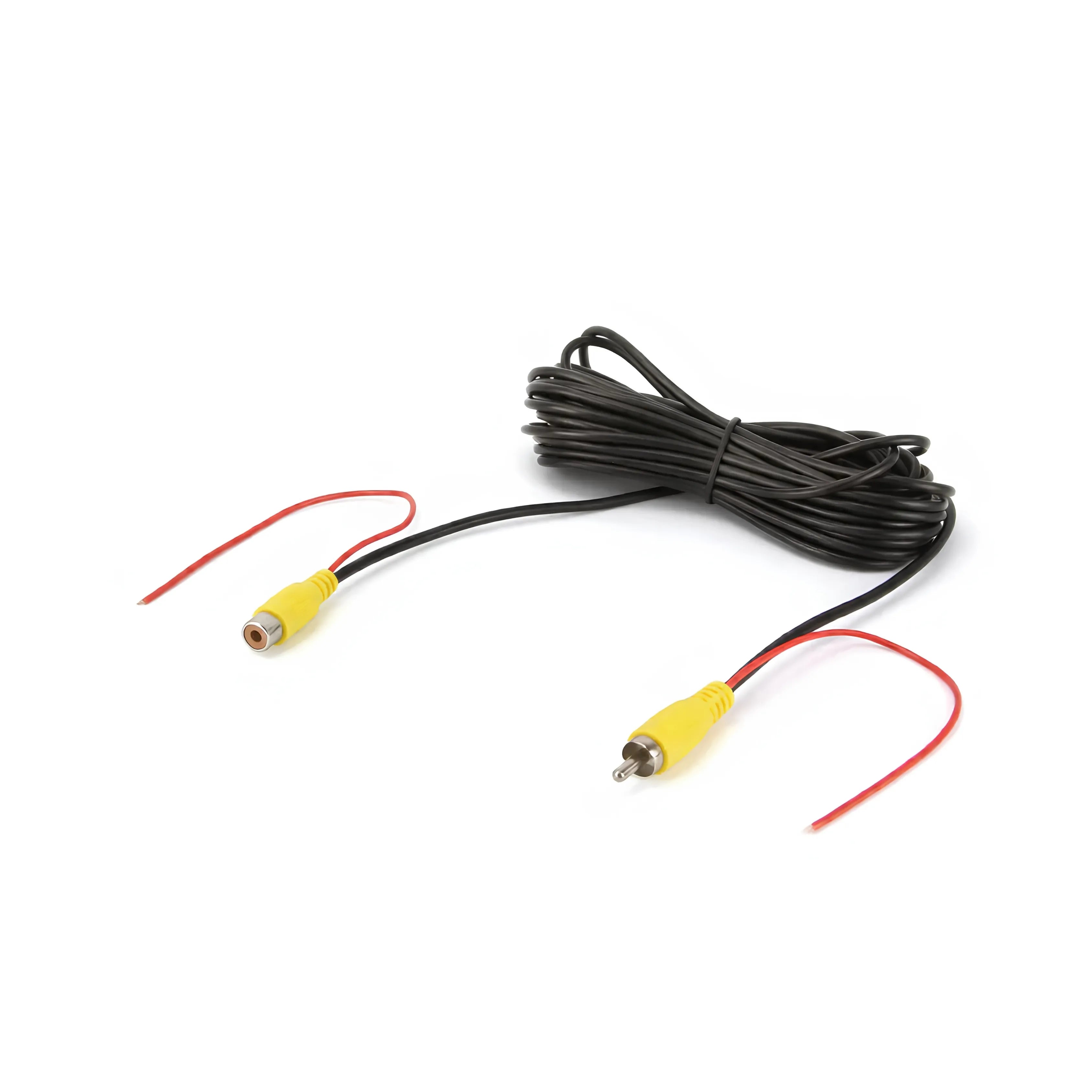 DNA RVS006F 6 Metre Male to Female RCA Video Cable with Power Wire