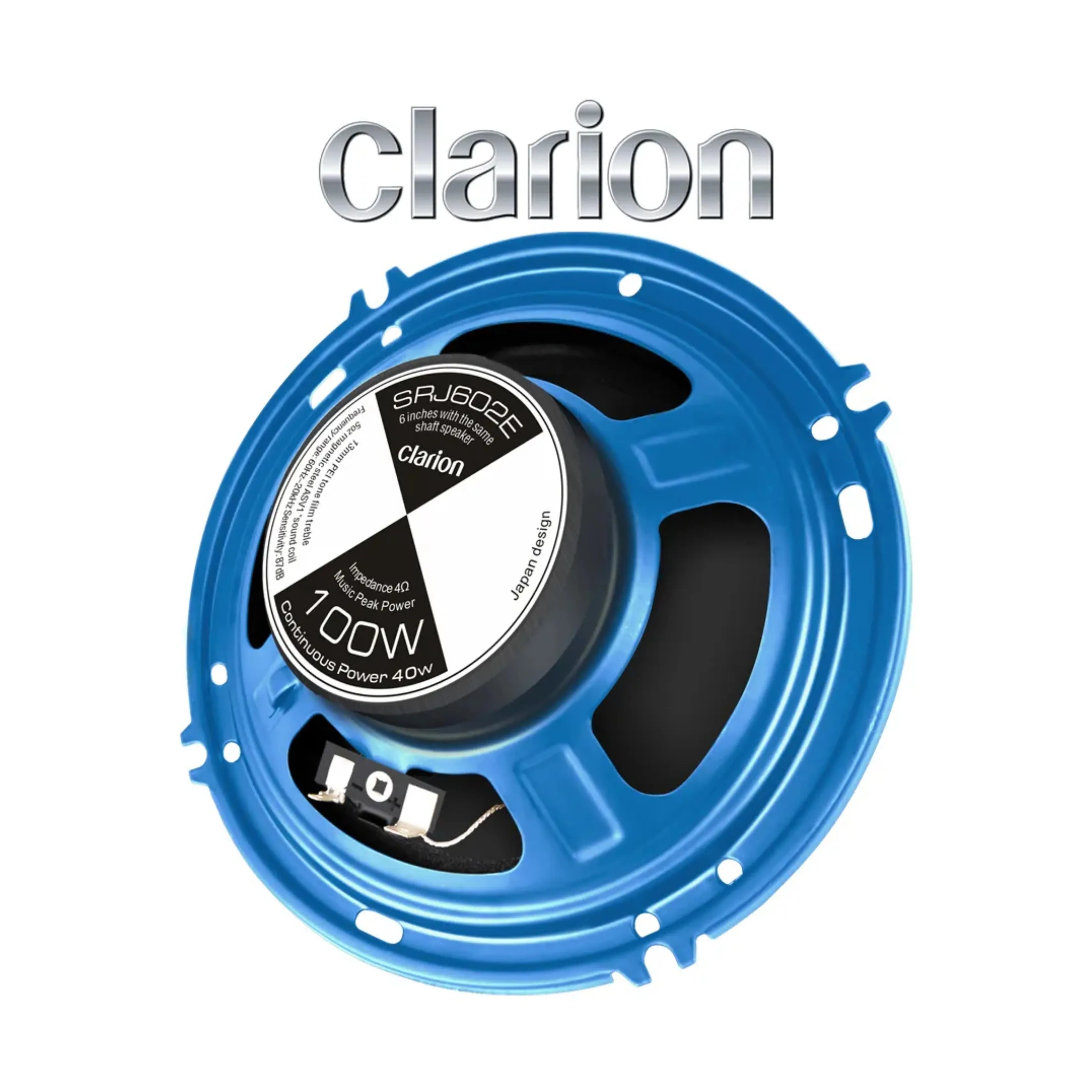 CLARION SRJ602E 6-Inch Coaxial Car Speakers