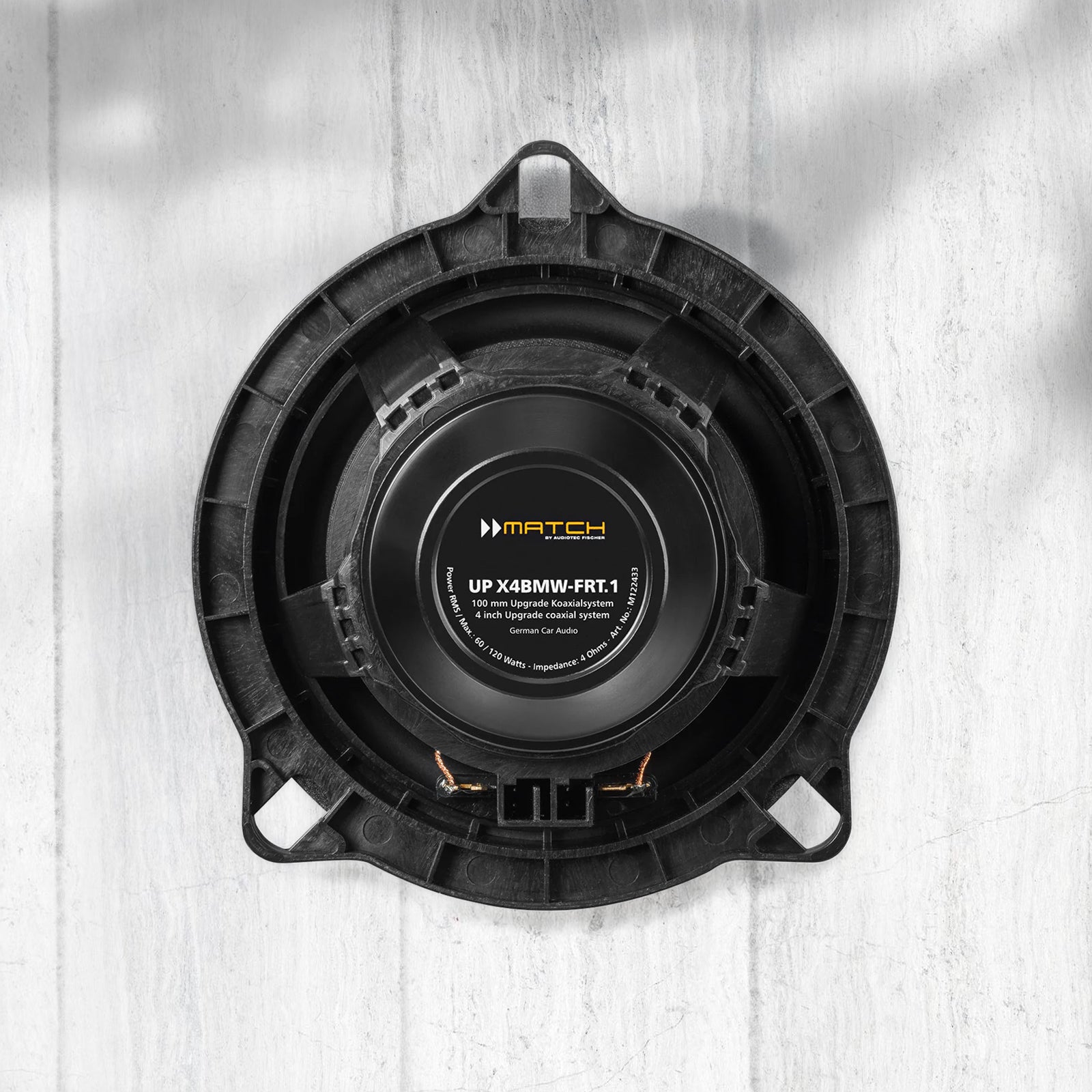 MATCH UP X4BMW-FRT.1 - 2-Way Coaxial Speaker Set for BMW Type 1 | 4Ω