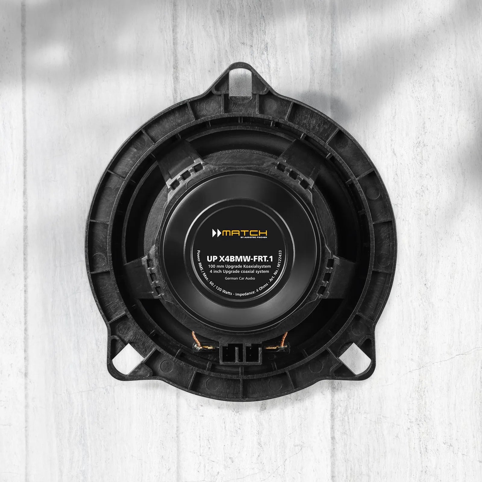 MATCH UP X4BMW-FRT.1 - 2-Way Coaxial Speaker Set for BMW Type 1 | 4Ω