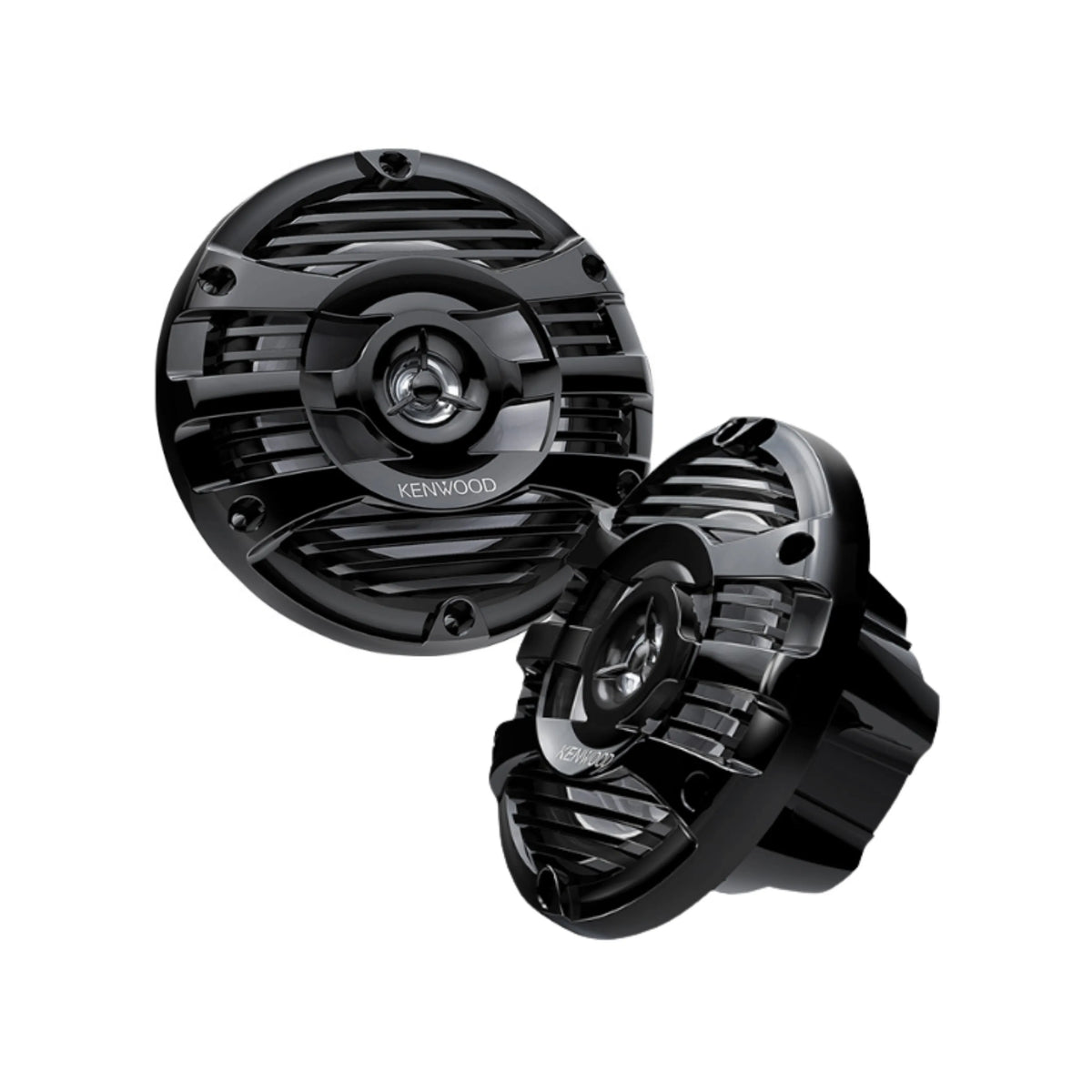 KENWOOD KFC-1653MRB - 6.5 Inch Marine Speakers - Black