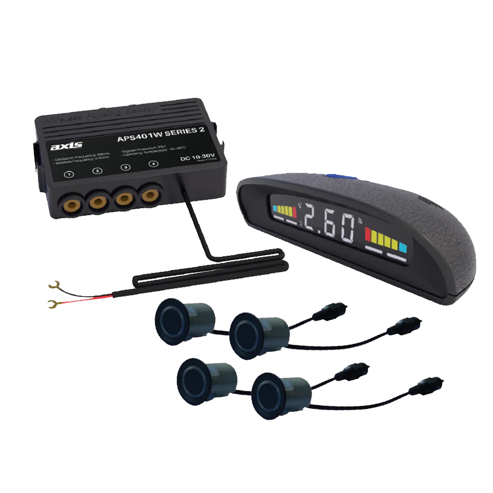 AXIS APS401W - 4-Sensor Wireless Truck Parking System with LED Display