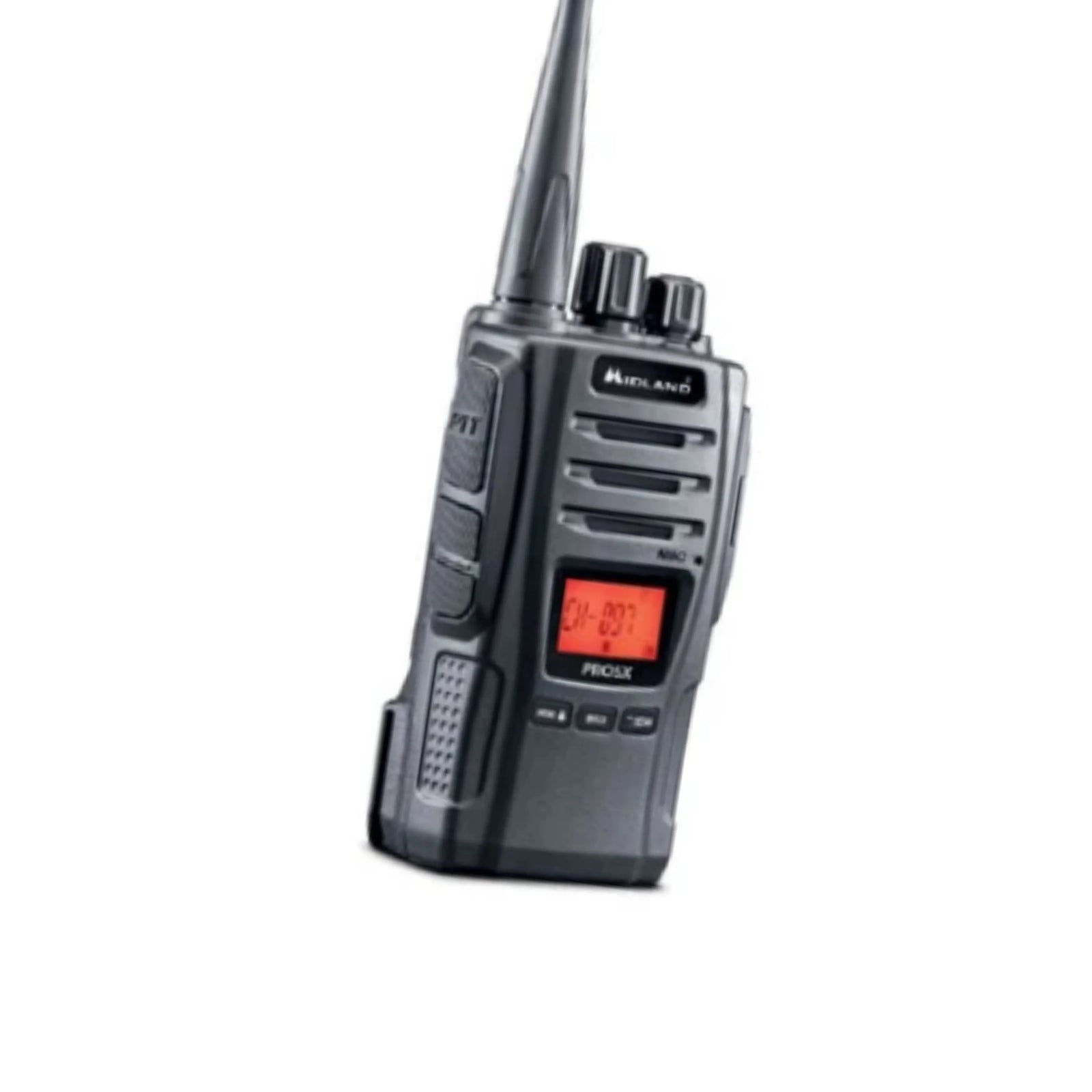 Midland PRO5X - 5W Dual-Band UHF CB/LMR Handheld Radio with IP54 Protection