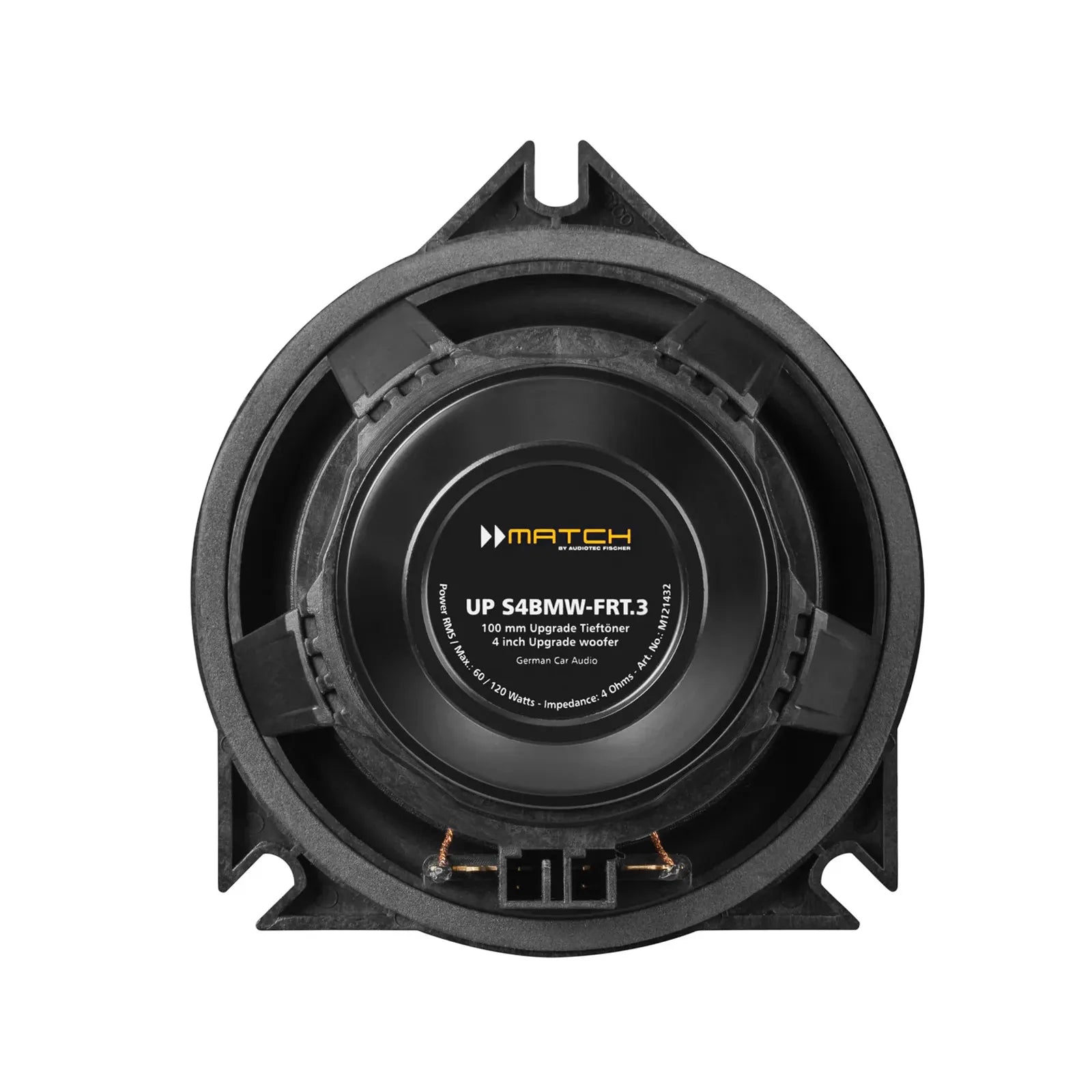 MATCH UP C42BMW-FRT.3 - 4" 2-Way PnP Compo Speaker Set, BMW & MINI Type 3 | 4Ω