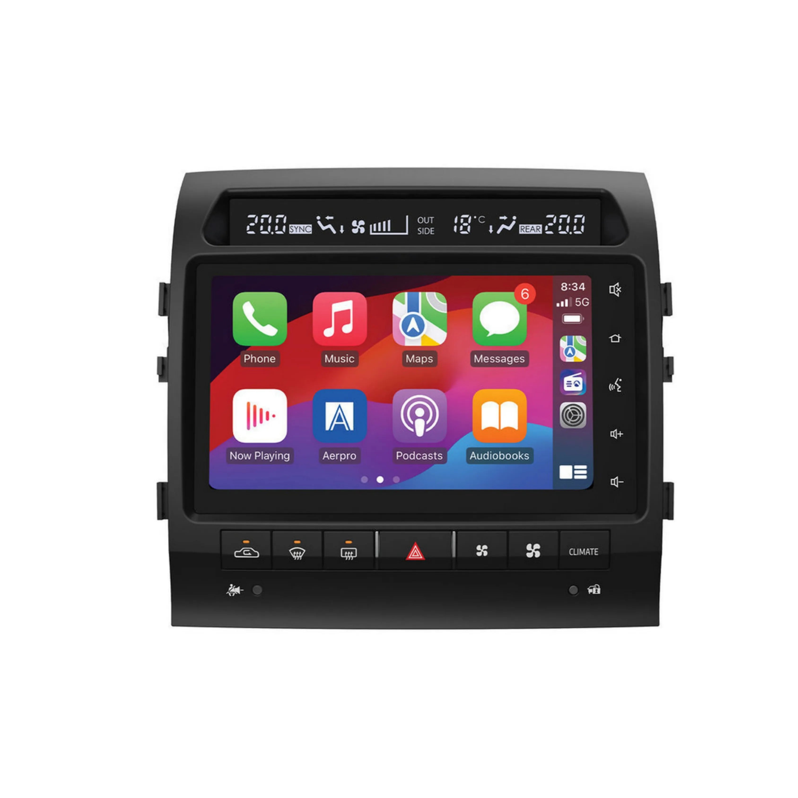Aerpro AMUTO52 Toyota LandCruiser 200 Series Sahara 2012-2015 9 Inch Advanced Infotainment System