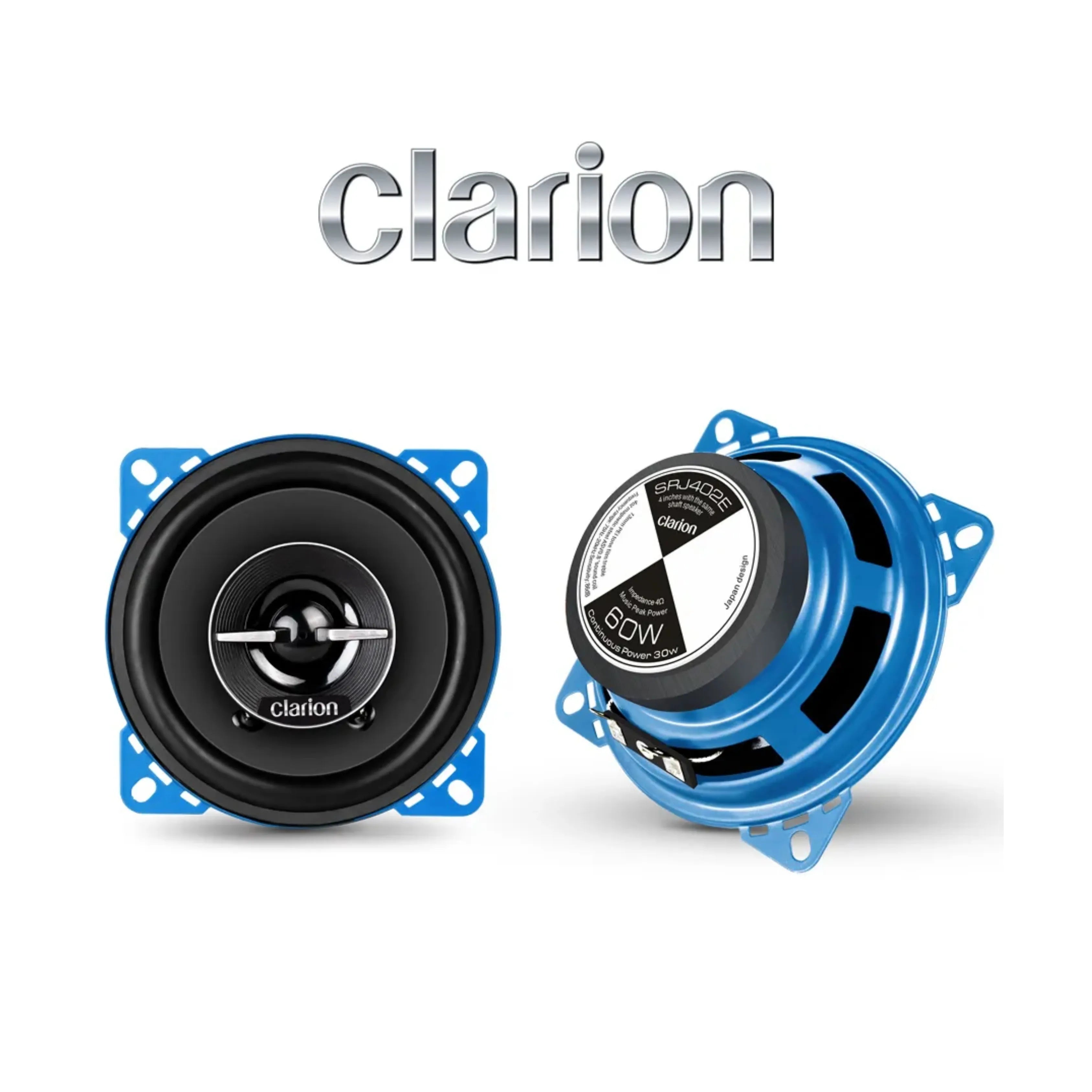 CLARION SRJ402E 4-Inch Coaxial Car Speakers