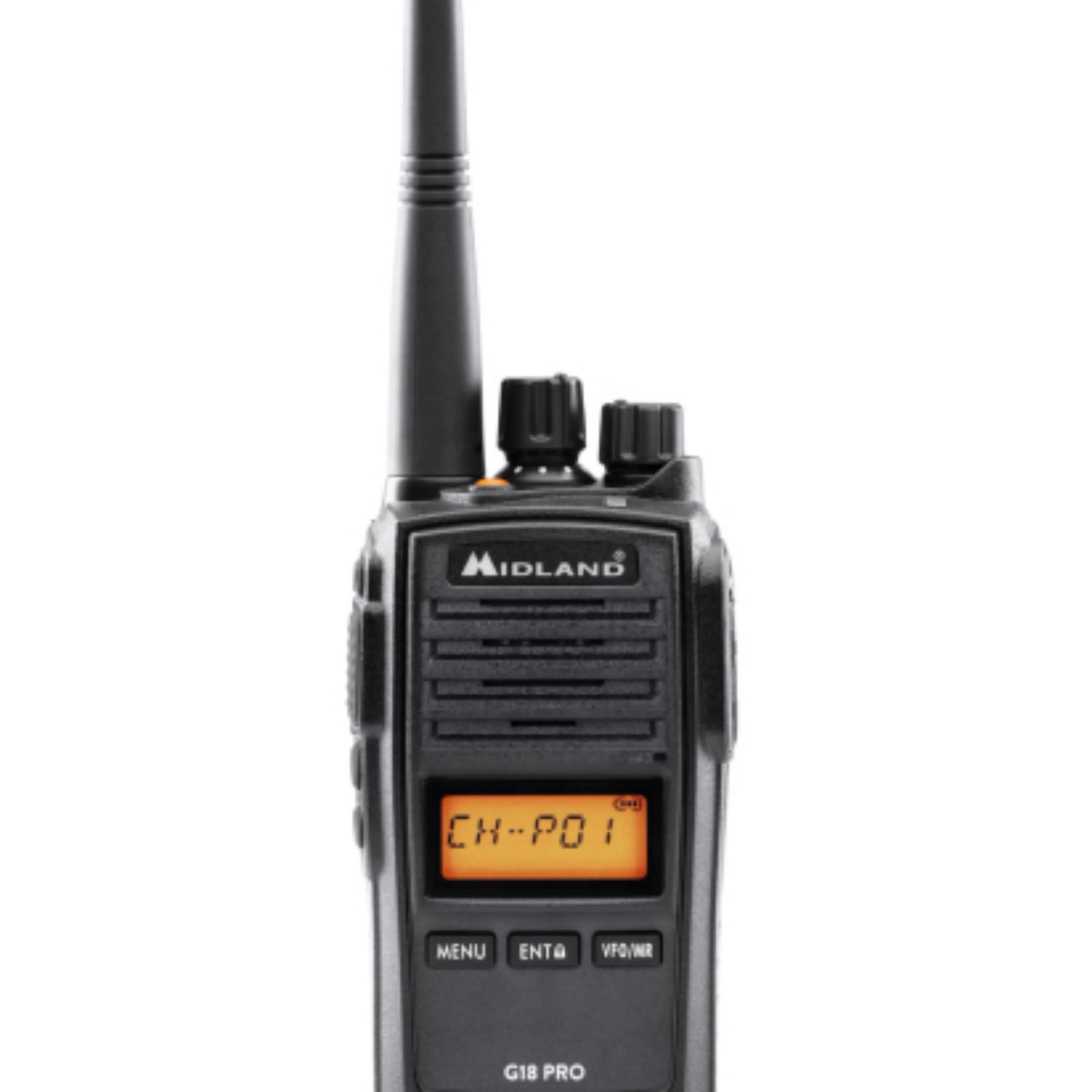 Midland G18-2TP 5W UHF Analogue Portable Radio - Twin Tradie Pack
