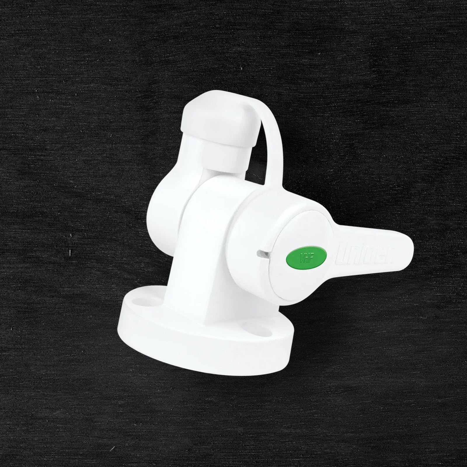 UNIDEN MBM10 - Ratchet Fold-Down Single Hinge Round Base Marine Antenna Mount