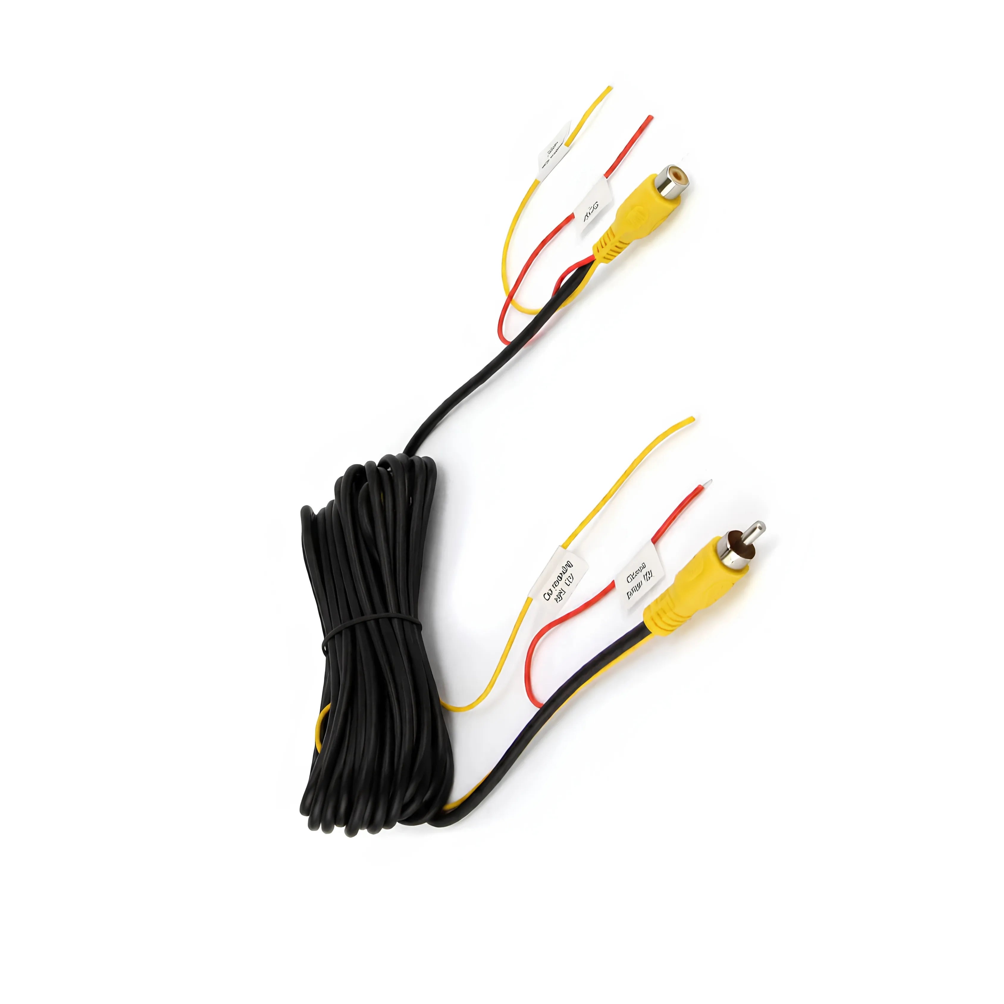 DNA RVS106F 6 Metre Male to Female RCA Video Cable with ACC and Reverse Trigger Wires