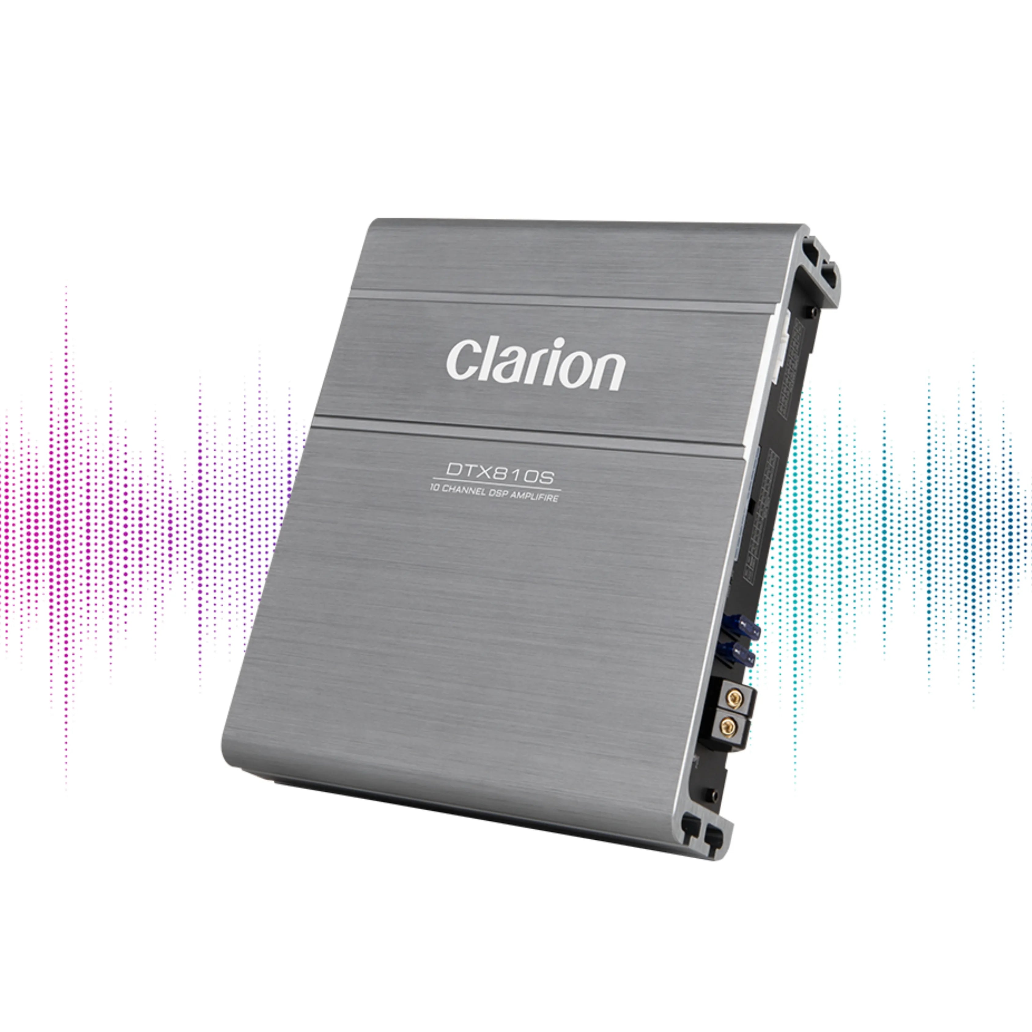 Clarion DTX810S 8-Channel 800W Amplifier with 12-Channel DSP