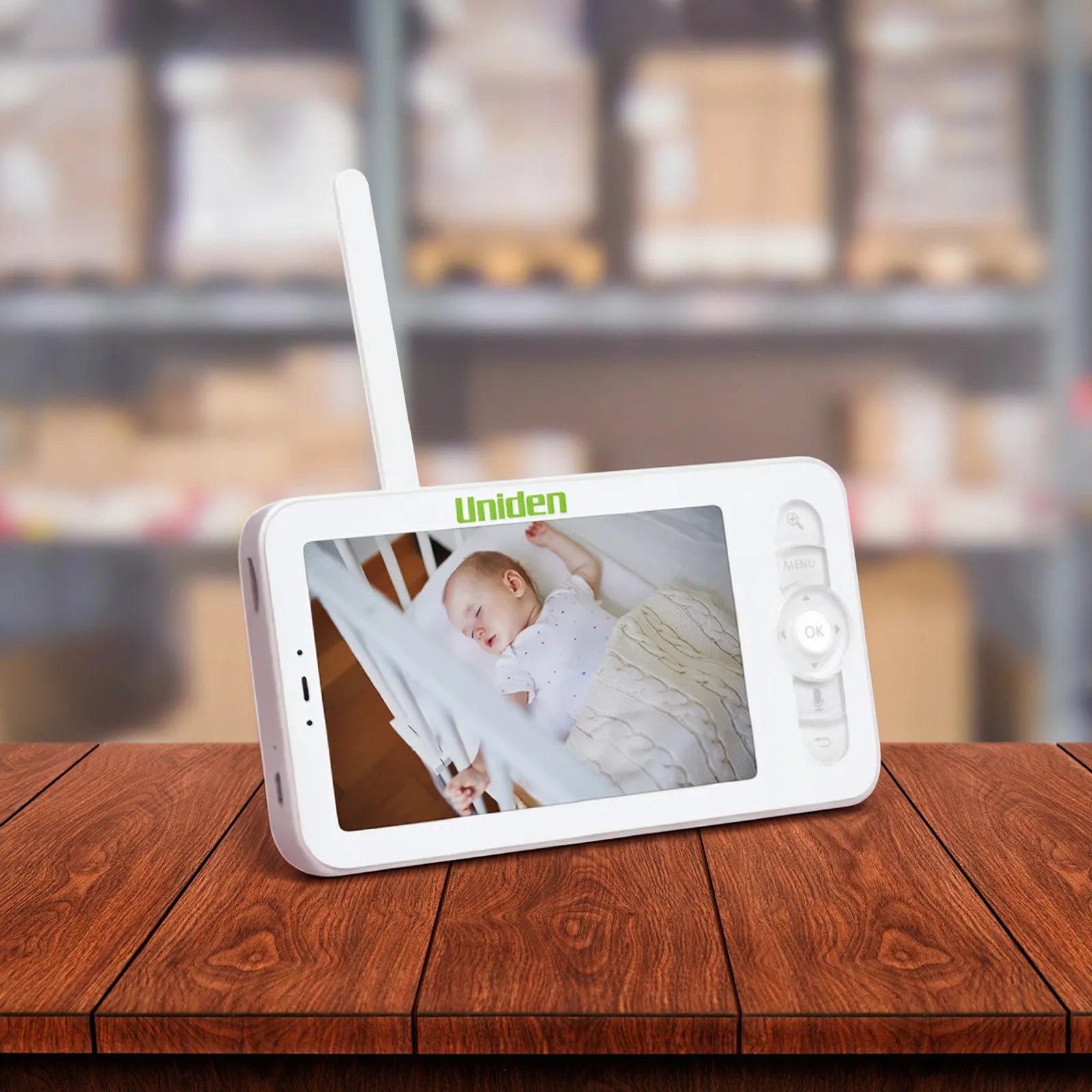 UNIDEN BW6181R - 2K Super HD Smart Baby Monitor with 5" Screen and Smartphone Access