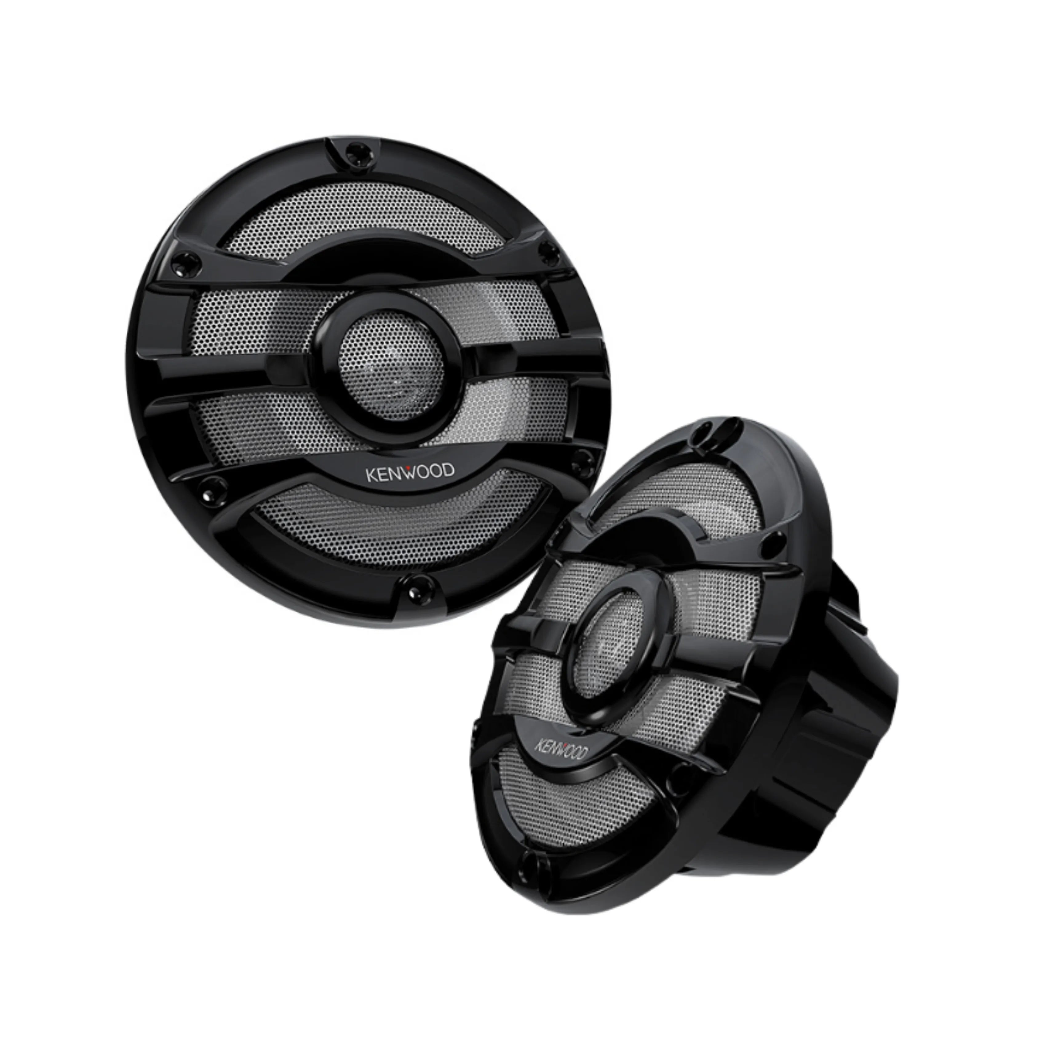 KENWOOD KFC-2053MRB - 8 Inch Marine Speakers - Black