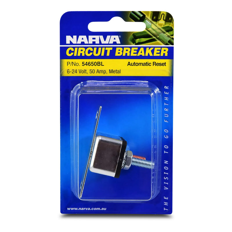 Narva 54650BL Circuit Breaker Auto Reset 50A 1 Pce
