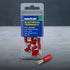 Narva 56033BL | 3mm Terminal Blade | Female Crimp Red Insulated - 18 Pce