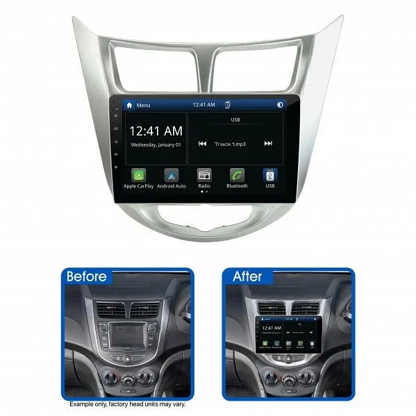Aerpro AMHY23 9" Multimedia Receiver Suit Hyundai Accent 2016 - 2020