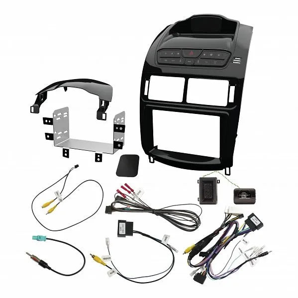 Aerpro FP9680PK Double DIN Piano Black Head Unit Installation Kit Suit Ford Falcon FG-X 2014 - 2016