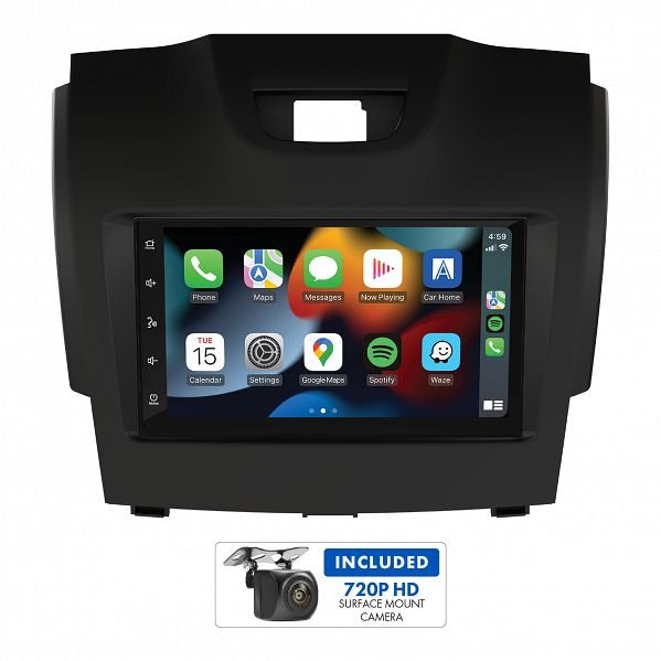Aerpro AM8063BC 7" Multimedia Receiver Suit Holden Colorado & Colorado 7 2014 - 2016 (Black)