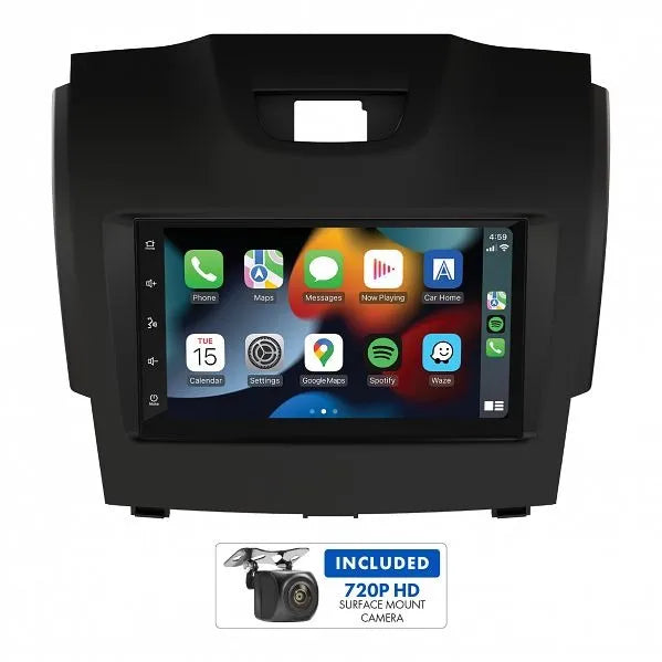 Aerpro AM8063BC 7" Multimedia Receiver Suit Holden Colorado & Colorado 7 2014 - 2016 (Black)