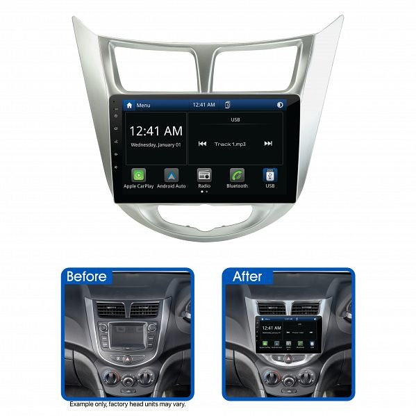 Aerpro AMHY22 9" Multimedia Receiver Suit Hyundai Accent RB 2011 - 2020