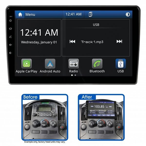 Aerpro AMAHY7 9" Multimedia Receiver Suit Hyundai iLoad/iMax 2008 - 2010