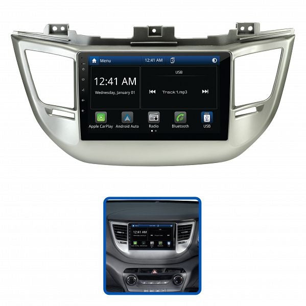 Aerpro AMAHY11 9" Multimedia Receiver Suit Hyundai Tucson 2015 - 2018 (Non-Navigation)