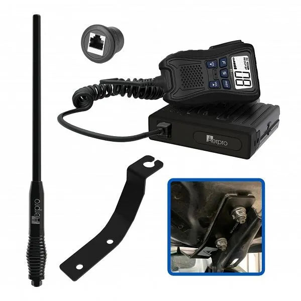 Aerpro APFOCBH1 Hideaway 5W UHF CB Kit Ford Ranger and Everest