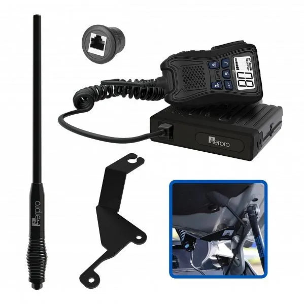 Aerpro APGWCBH1 Hideaway 5W UHF CB Kit GWM UTE Cannon 2020-On