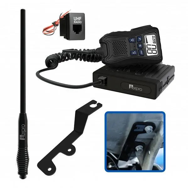 Aerpro APMTCBH1 Hideaway 5W UHF CB Kit Mitsubishi Triton MR