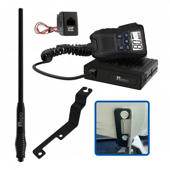 Aerpro APMZCBH1 Hideaway 5W UHF CB Kit Mazda BT-50 2020-On