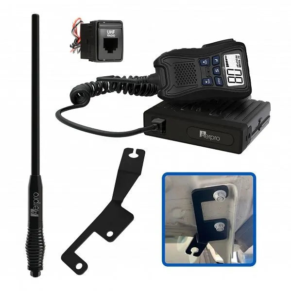Aerpro APNICBH1 Hideaway 5W UHF CB Kit Nissan Navara NP300