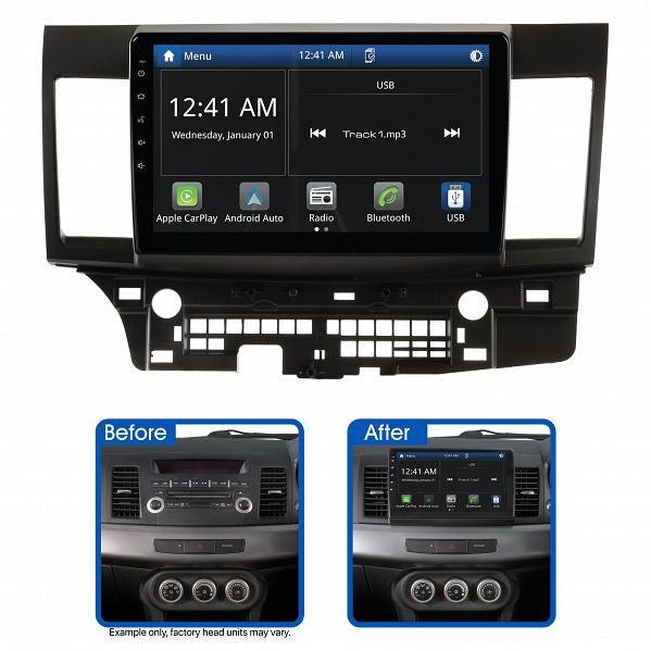 Aerpro AMAMB4 10" Multimedia Receiver Suit Mitsubishi Lancer CJ 2007 - 2010