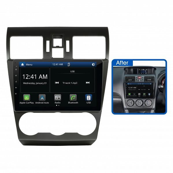 Aerpro AMASU13 9" Multimedia Receiver Suit Subaru WRX 2014 - 2015 (With Navigation)