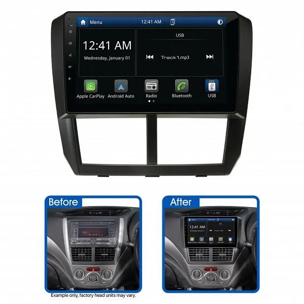 Aerpro AMASU5 9" Multimedia Receiver Suit Subaru Forester/Impreza/WRX