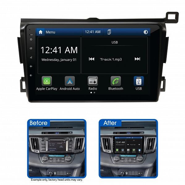 Aerpro AMATO5 9" Multimedia Receiver Suit Toyota RAV4 2013 - 2017 (Non-Amplified)