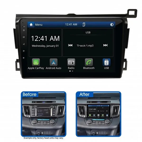 Aerpro AMATO5 9" Multimedia Receiver Suit Toyota RAV4 2013 - 2017 (Non-Amplified)