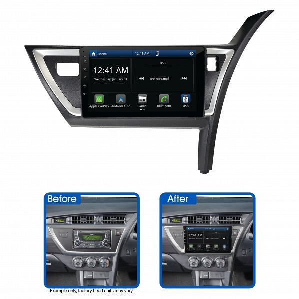 Aerpro AMATO39 10" Multimedia Receiver Suit Toyota Corolla Hatch 2012 - 2015