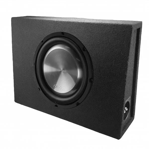 Clarion SB10SC1 10" 900W Slimline Loaded Subwoofer Sealed Enclosure Box