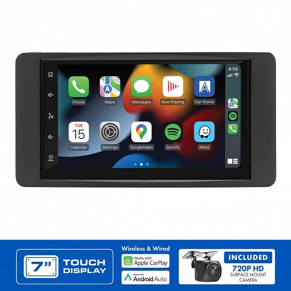Aerpro  AM9126K 7" Multimedia Receiver Suit Mitsubishi Triton 2015 & Challenger 2013 - 2015