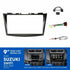 Aerpro AKSZ2 | 9" Install Kit Suit Suzuki Swift 2011 - 2017 (Compatible With Pioneer DMH-AP6650BT & Kenwood DMX80AXS)